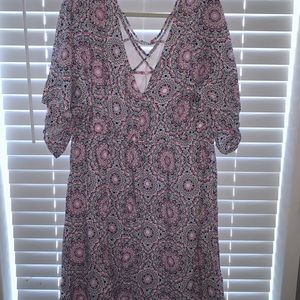 Torrid Pink Blue dress BRAND NEW!!